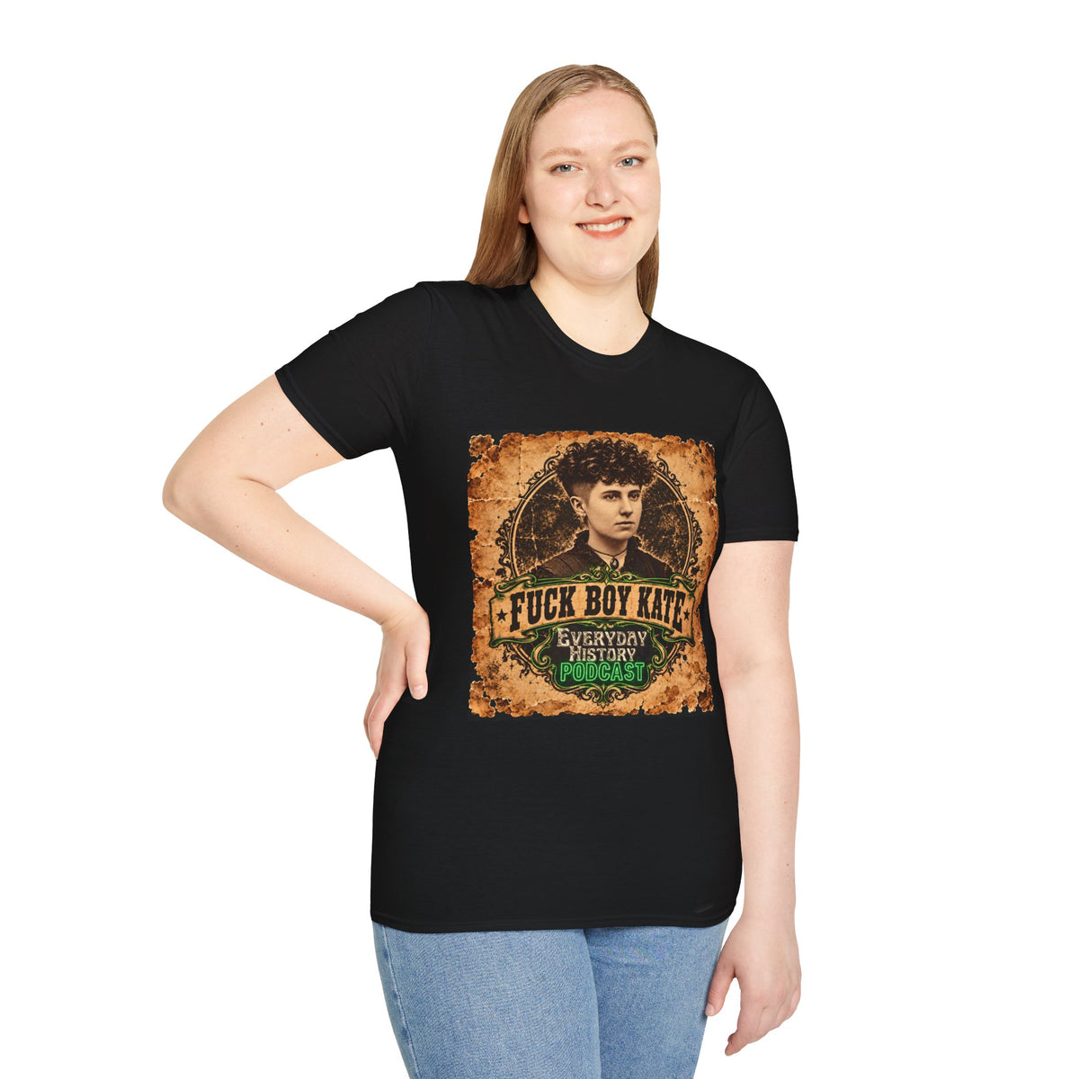 Fuck Boy Kate Historical Portrait T-Shirt