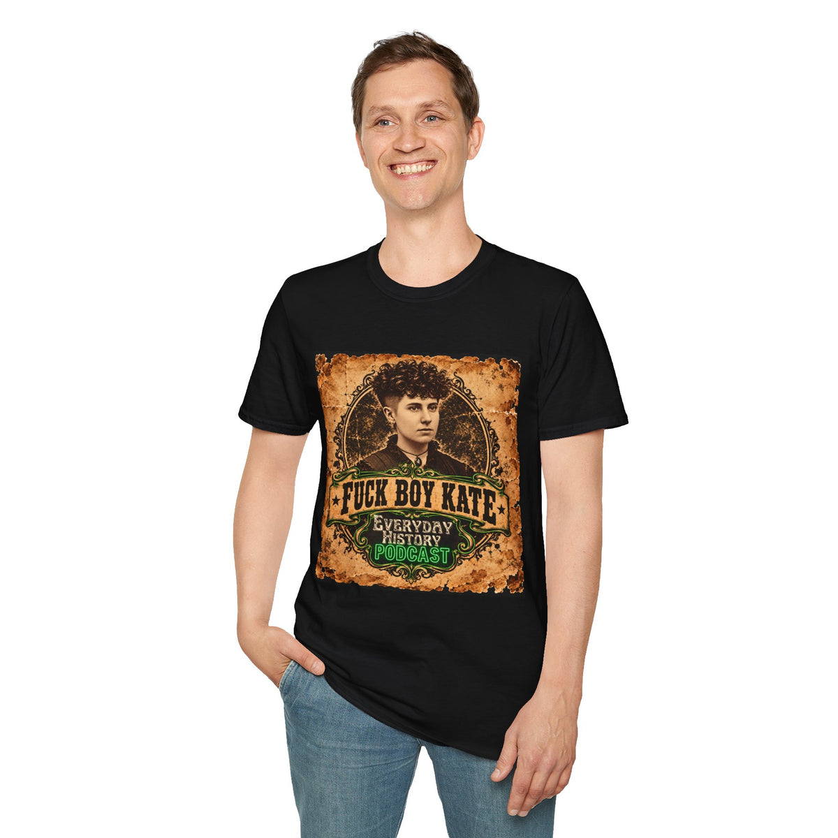 Fuck Boy Kate Historical Portrait T-Shirt