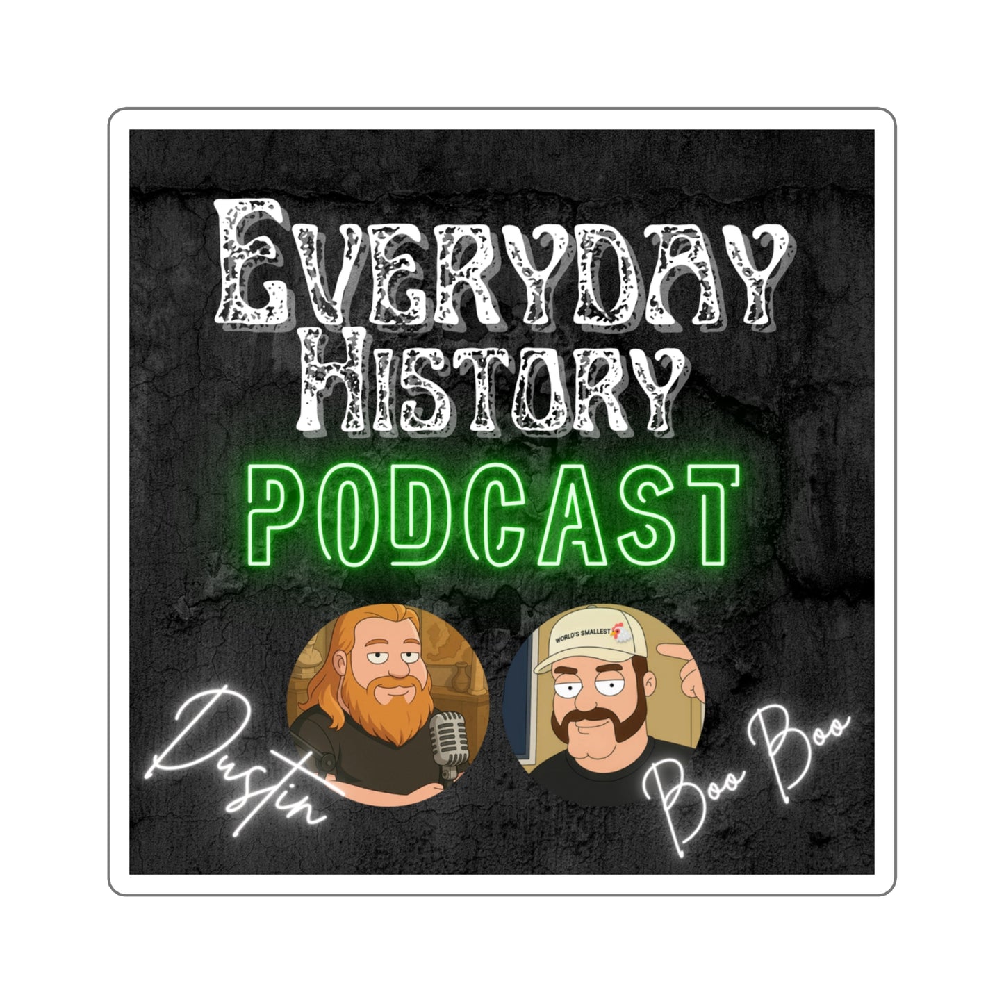 Everyday History Podcast Logo Sticker