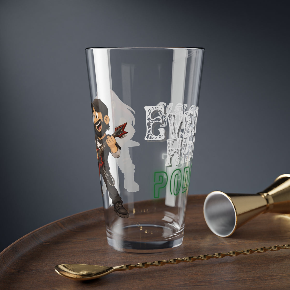 Everyday History Podcast 16oz Glass